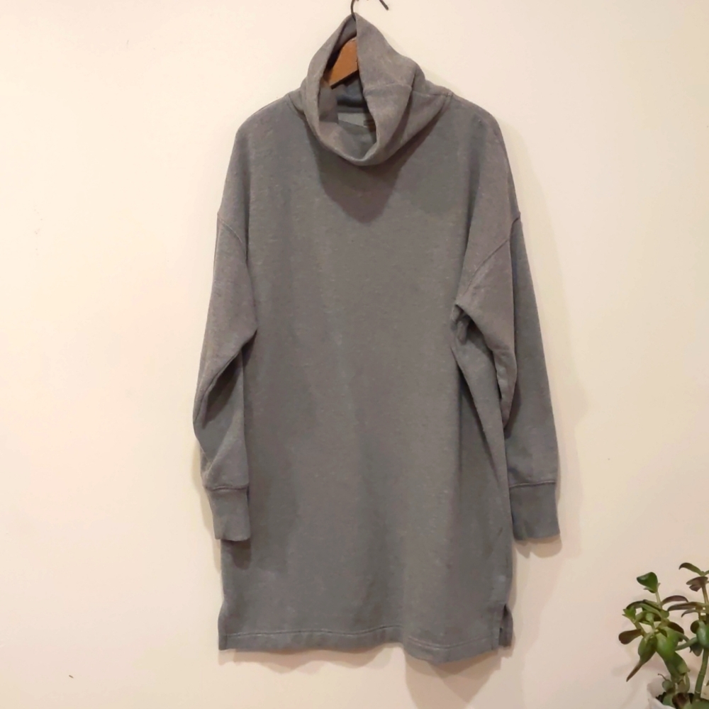 Aerie Tunic Sweatshirt Dress slouchy turtleneck